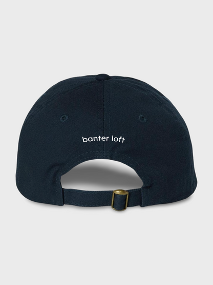 smile high club hat - navy/white